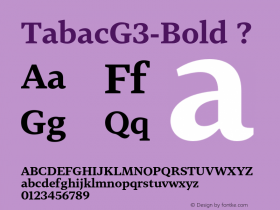 TabacG3-Bold