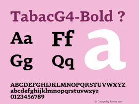 TabacG4-Bold