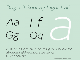 Brignell Sunday Light