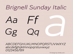 Brignell Sunday