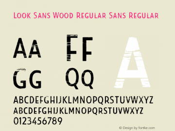 Look Sans Wood Regular