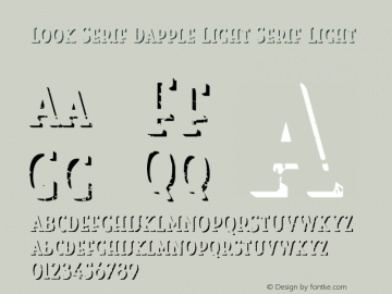 Look Serif Dapple Light