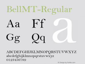 BellMT-Regular