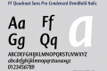 FF Quadraat Sans Pro Condensed DemiBold