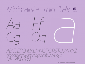 Minimalista-Thin-Italic
