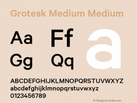 Grotesk Medium