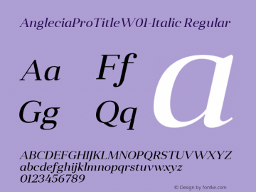 AngleciaProTitle-Italic