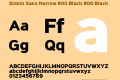 Sinkin Sans Narrow 800 Black