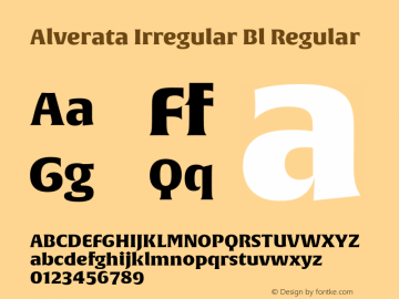 Alverata Irregular Bl