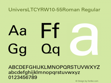 UniversLTCYR-55Roman