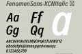 FenomenSans-XCNItalic