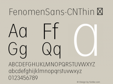 FenomenSans-CNThin