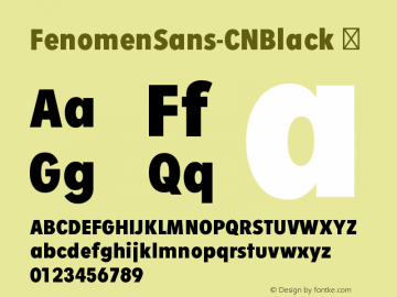 FenomenSans-CNBlack