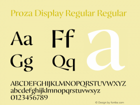 Proza Display Regular