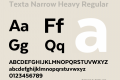 Texta Narrow Heavy