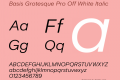 Basis Grotesque Pro Off White