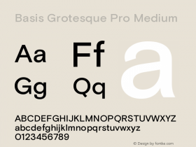 Basis Grotesque Pro