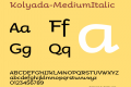 Kolyada-MediumItalic