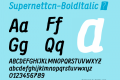 Supernettcn-BoldItalic