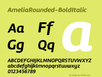 AmeliaRounded-BoldItalic