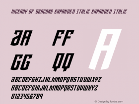 Viceroy of Deacons Expanded Italic
