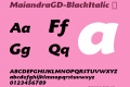 MaiandraGD-BlackItalic