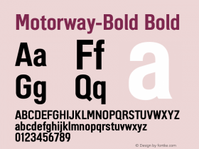 Motorway-Bold