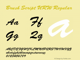 Brush Script URW