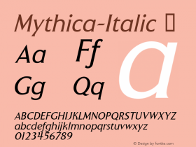 Mythica-Italic