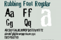 Rubbing Font