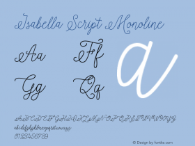 Isabella Script