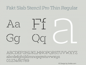 Fakt Slab Stencil Pro Thin