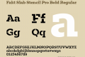 Fakt Slab Stencil Pro Bold