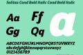 Solitas Cond Bold Italic