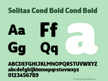 Solitas Cond Bold