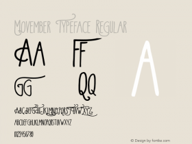 Movember Typeface