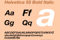 Helvetica 55