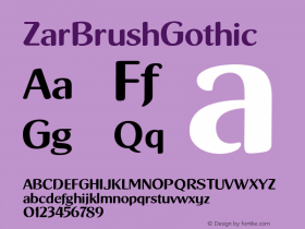 ZarBrushGothic