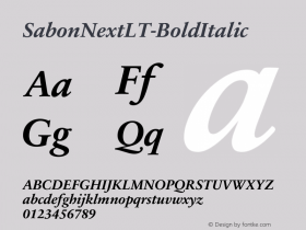 SabonNextLT-BoldItalic