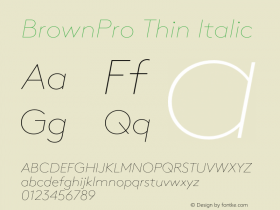 BrownPro Thin