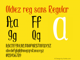 Oldiez reg sans