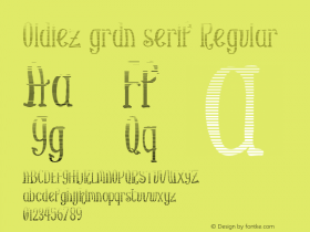 Oldiez grdn serif