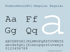 NimbusMonoL-Regular