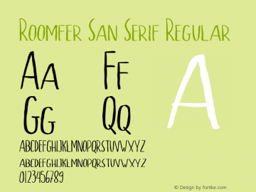 Roomfer San Serif