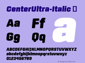 CenterUltra-Italic