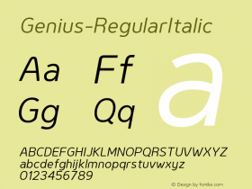 Genius-RegularItalic