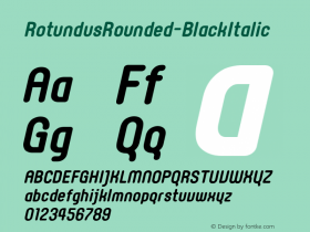 RotundusRounded-BlackItalic