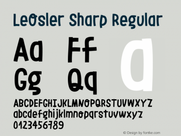 LeOsler Sharp Reg