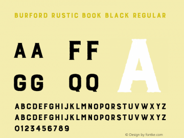 Burford Rustic Book Black