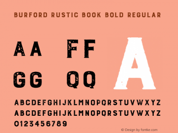 Burford Rustic Book Bold